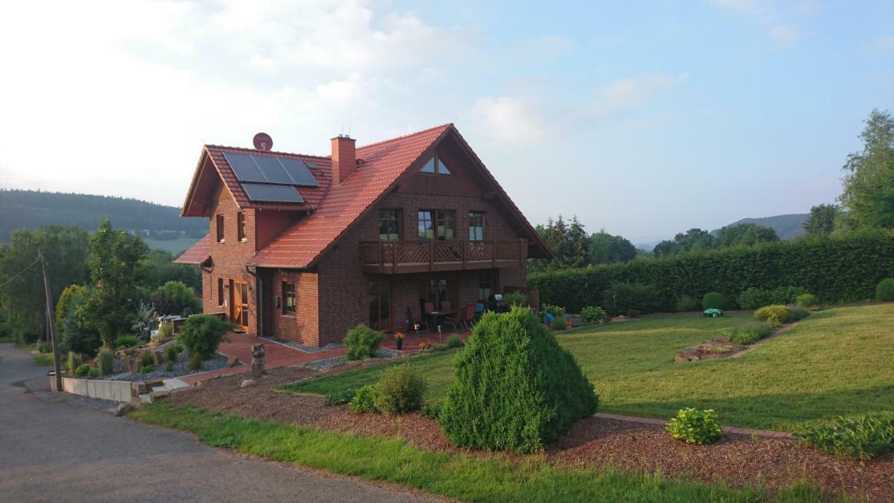 Ferienwohnung Blumenland Extertal Luaran gambar